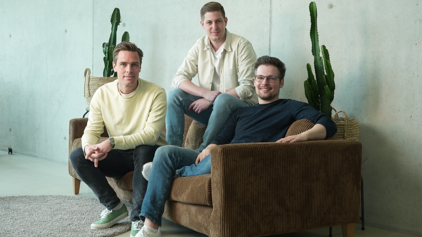 Die drei Kertos-Gründer Kilian Schmidt, Johannes Hussak und Alexander Prams